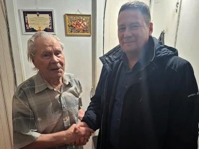 Почётному гражданину Северска Василию Никитину исполнилось 99